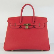 Hermes Birkin 30cm 35cm Bags In Red Togo Leather